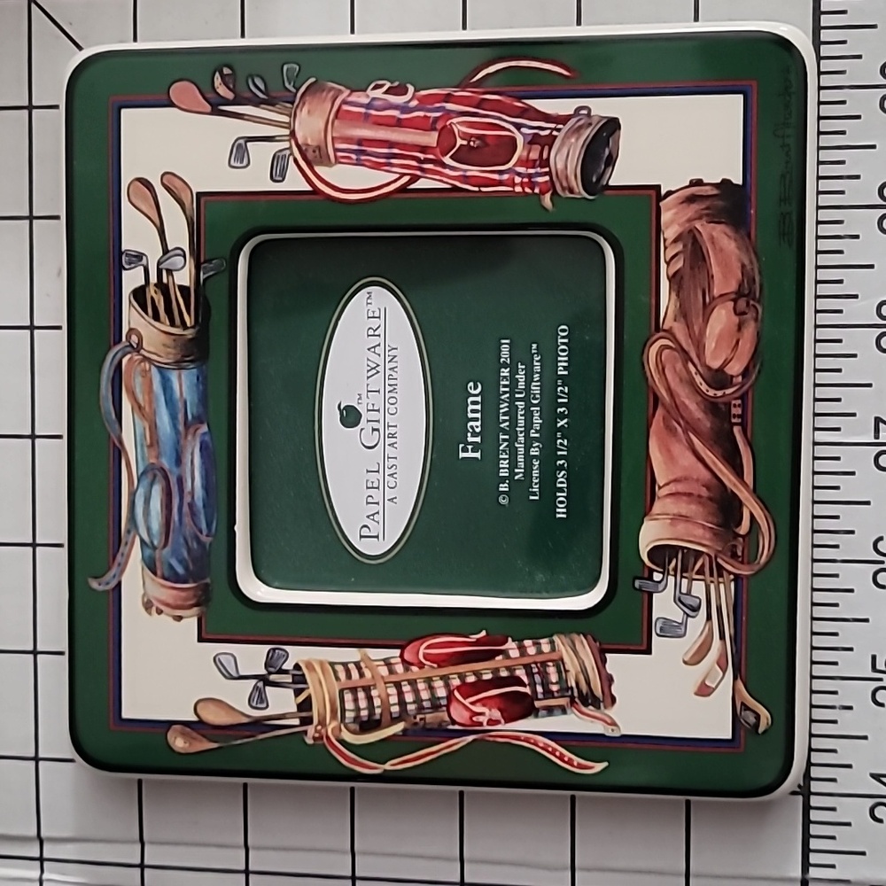 Papel Giftware Golf Club Bag Frame NIB‎